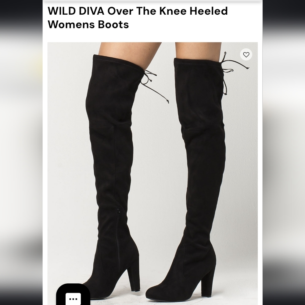 Wild Diva Over the knee boots from Tilly's
